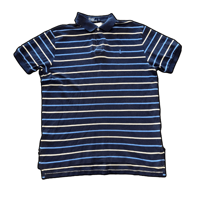 Ralph Lauren Striped Polo Shirt - XL