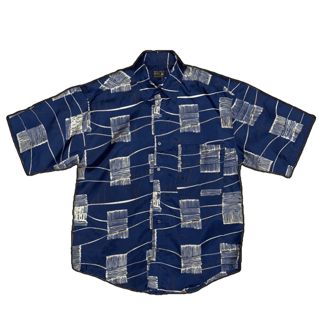 Silk Company Pattern Shirt - S